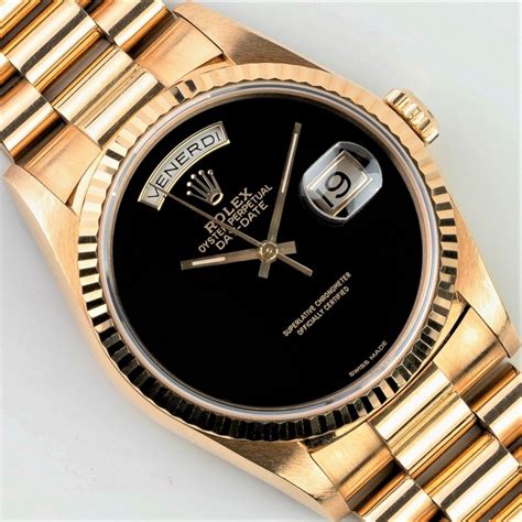 rolex day date with onyx dial|Rolex Day-Date 18238.